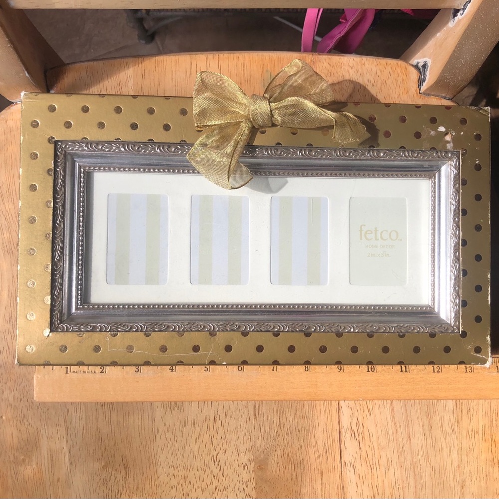 Antique Silver 10x4 Frame New in box.
